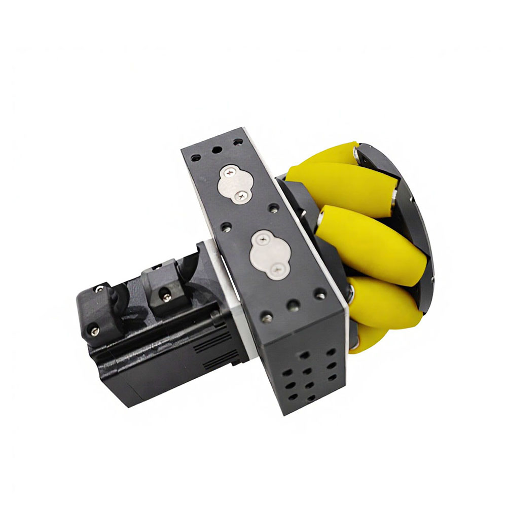 Direct Drive Servo Motor Robotics - Hochleistungs-Omnidirektionales 300kg Mecanum-Antriebsrad-Set mit 200W Servomotor-Aufhängung